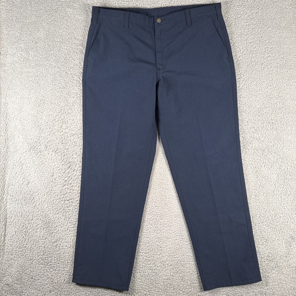 Workrite FR Fire Service Pants Mens 40x32 Nomex IIIA Navy Blue NMX75